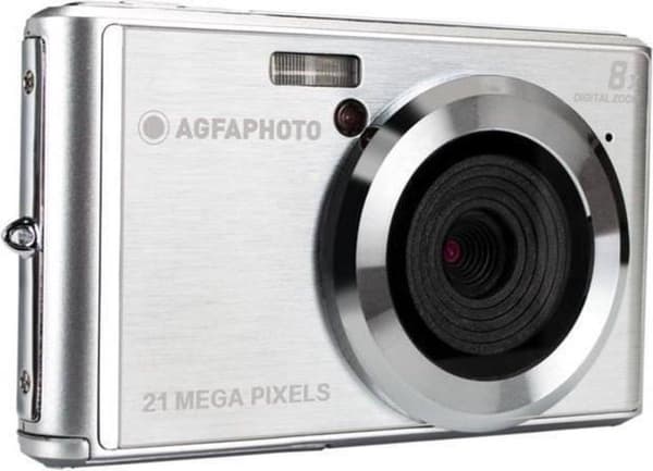 AgfaPhoto DC5200 - digitalkamera - kompaktkamera - 21,0 MPix - 720p - sølv (DC5200-SIL)