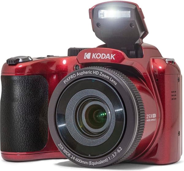 Kodak PIXPRO AZ255 1/2,3" kompakti kamera 16,35 MP BSI CMOS 4608 x 3456 pikseliä punainen (AZ255RD)