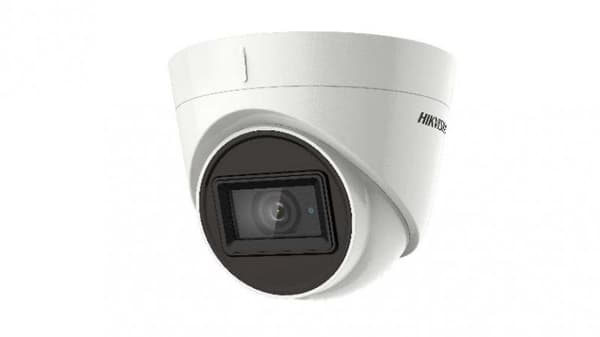 CAMERA TURBOHD TURRET 5MP 2.8MM IR60M, "DS-2CE78H8T-IT3F2" (timbru verde 0.8 lei) Sort, Hvid