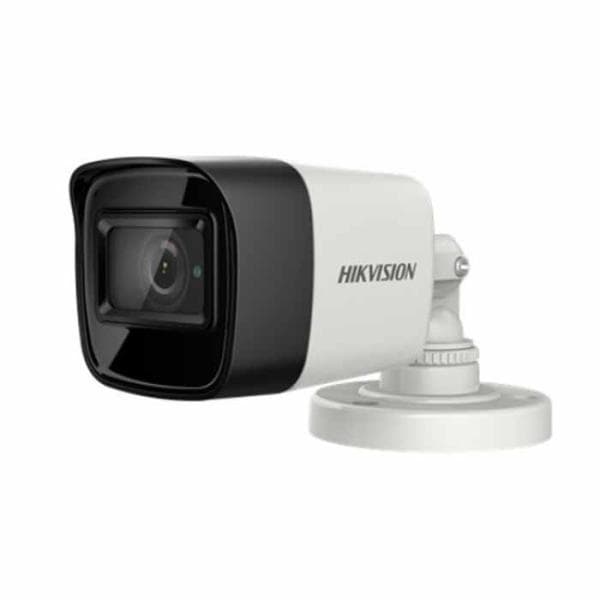 CAMERA supraveghere HIKVISION dome, pt. interior | exterior, dist. IR 30 m, lentila fixa 2.8 mm, 5 Mpx, cu fir, carcasa metal, "DS-2CE16H0T-ITFS28" (t Valkoinen