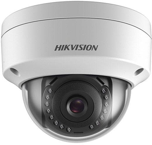 CAMERA IP Hikvision, dome pt. interior | exterior, dist. IR 30 m,  tip lentila fixa 2.8 mm, 2 Mpx, PoE, "DS-2CD1121-I2F"  (timbru verde 0.8 lei)