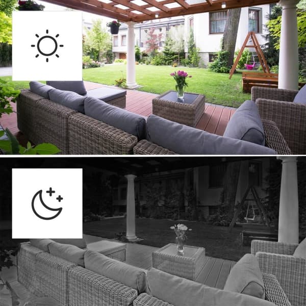 Hama WLAN Camera, Outdoor, Battery, Solar, Outdoor Camera with Motion Detector, 1080p