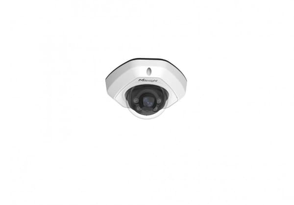 CAMERA IP MINI DOME IK10 8MP 2.8MM Svart, Vit