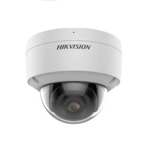 CAMERA IP Hikvision, dome pt. interior | exterior, dist. IR 30 m,  tip lentila fixa 2.8 mm, 2  Mpx, microfon, slot SD card, "DS-2CD2127G2-SU28C"  (tim Valkoinen
