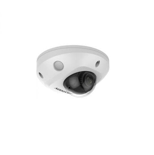 CAMERA IP Hikvision, mini dome pt. interior | exterior, dist. IR 30 m,  tip lentila fixa 4 mm, 4  Mpx, microfon, PoE, carcasa aluminiu, slot SD card,