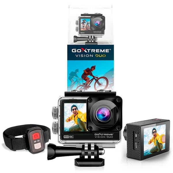 Easypix Action Kamera Goxtreme Vision Duo 4k Søvfarvet