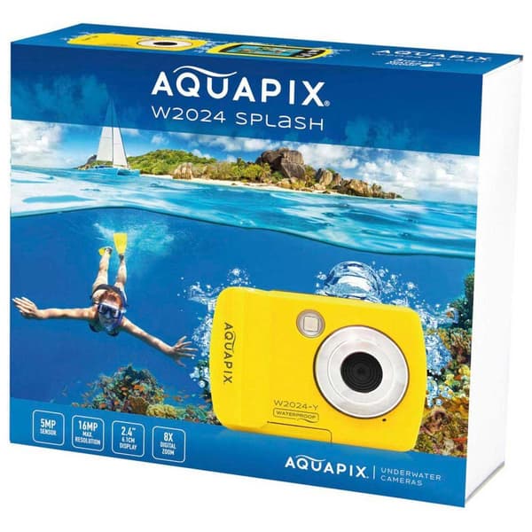Easypix Kompakt Kamera Aquapix W2024 Splash Gul