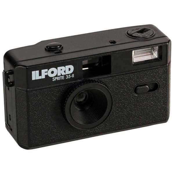 Ilford Kompakt Analogt Kamera Sprite 35 Ii Sort