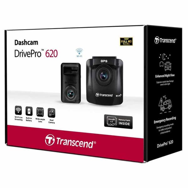 Transcend Kompakt Kamera Drivepro 620 Svart