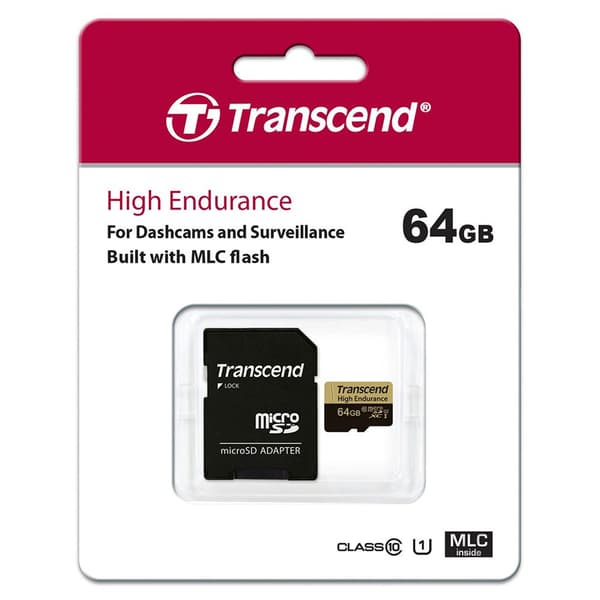 Transcend Toimintakamera 64gb Hopeinen
