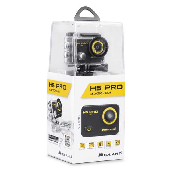 Midland Cam H5 Pro 4k@30fps 5mp Musta