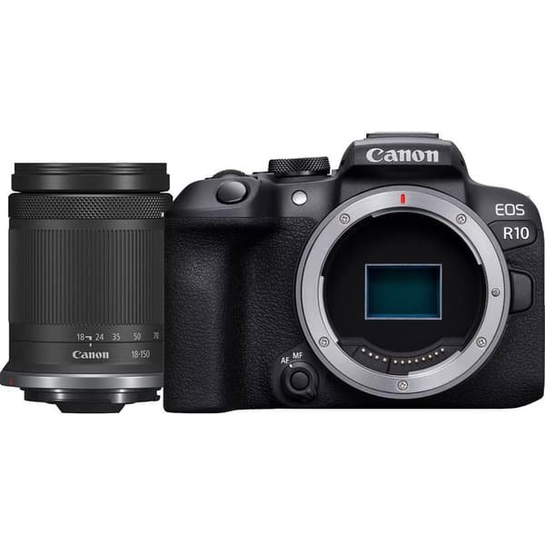 Canon Kompakt Kamera Eos R10 + Rf-s 18-150 Svart