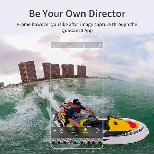Kandao QooCam 3 360° actionkamera - Travel Combo (Q23G-02)