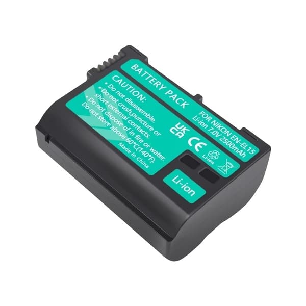 Kamera Batteri, 7V 2500mAh Kapacitet, Kompatibel med Nikon DSLR Modeller, 3 stk 2pcs