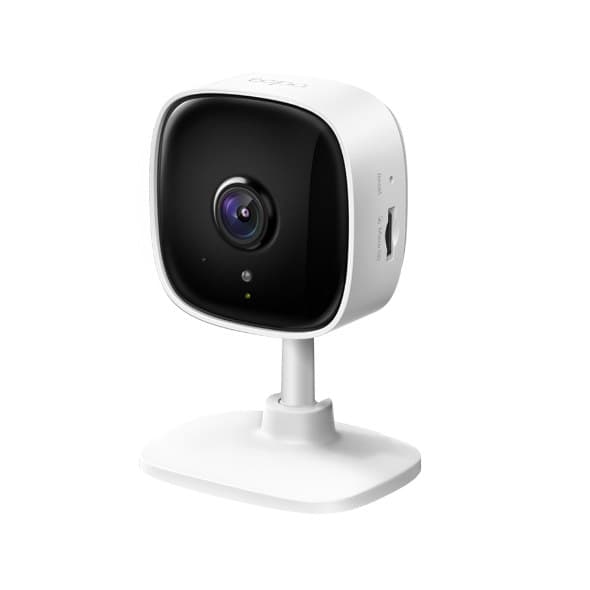 TP-LINK | Hjemmesikkerhed Wi-Fi-kamera | Tapo C110 | Terning | 3MP | 3,3 mm/F/2,0 | Privatlivstilstand, lyd- og lysalarm, Motion Detec Hvid, Sort