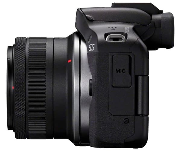 Canon Kompaktkamera Eos R50 + Rf-s 18-45 Mm Svart