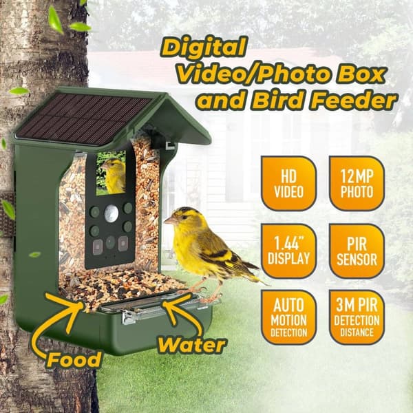 BirdyCam fuglehus med kamera