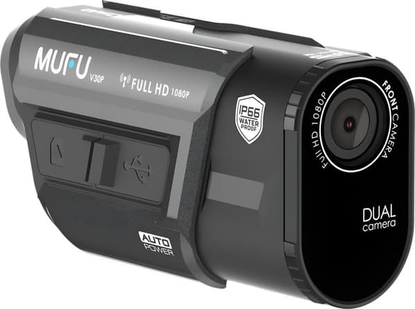 MOTORCYKEL VIDEO INSPELARE MUFU MOTOCAM V30P FullHD 7H motorcykelkamera
