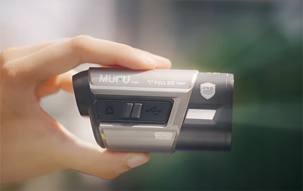 MOTORCYKEL VIDEO INSPELARE MUFU MOTOCAM V30P FullHD 7H motorcykelkamera