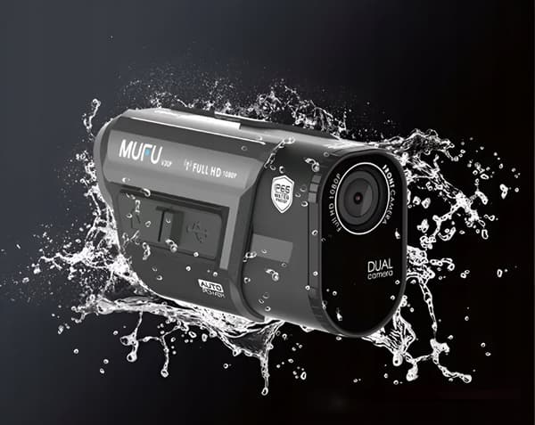 MOTORCYKEL VIDEO INSPELARE MUFU MOTOCAM V30P FullHD 7H motorcykelkamera