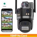 Miniatyrbillede 2 af 2: WIFI IP Kamera, 15MP Opløsning, To-Vejs Lyd,15MP intet kort, EU -stik