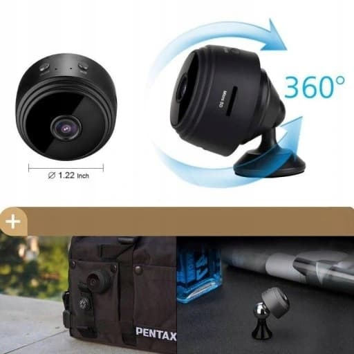 SKJULT MINI WIFI HD SPY CAMERA DETECTION