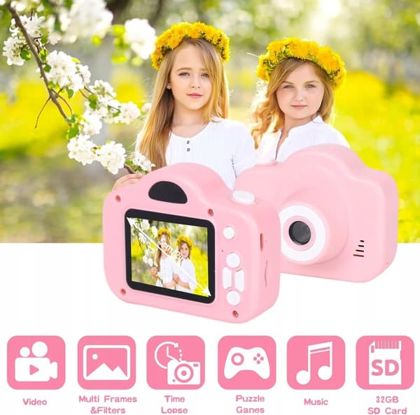 DIGITAL KAMERA FÖR BARN FullHD-KAMERA LEKSATSSPEL
