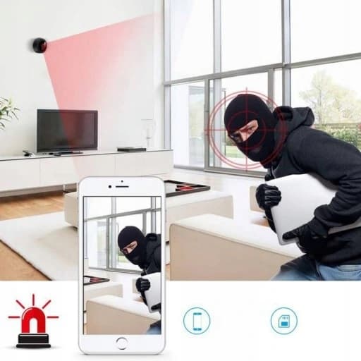 MINI SPIONKAMERA FULD HD IR WIFI-DETEKTION