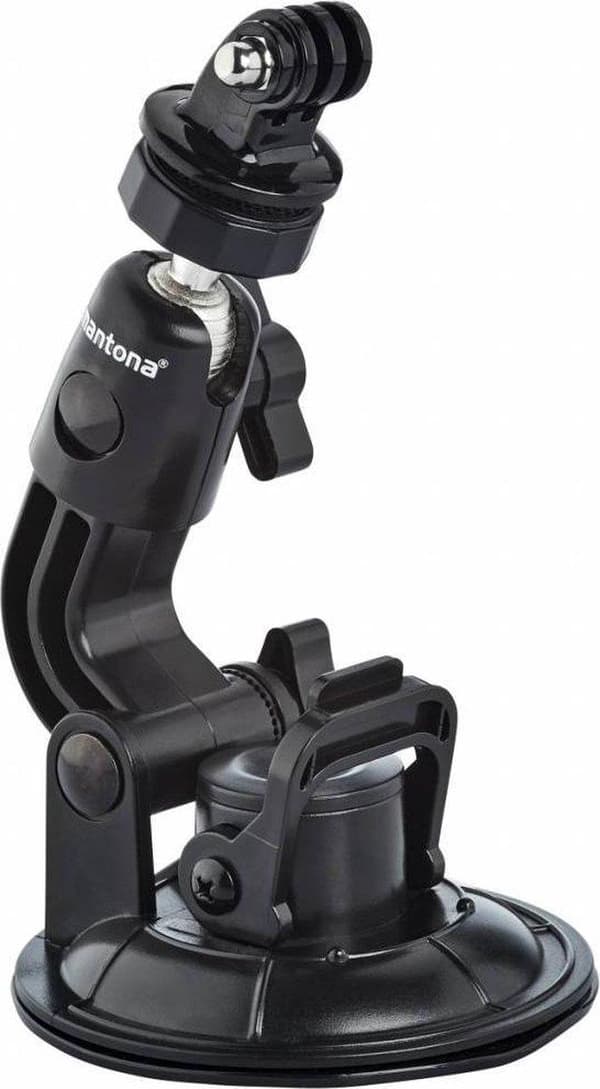 mantona GoPro Sugkoppsfäste XL med 1/4 tum