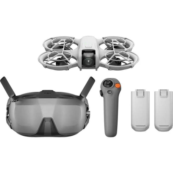 Drönare - DJI - Neo Motion Fly More Combo - FPV Immersiv Flygning - RC Motion 3 - DJI Goggles N3 - 3 Batterier - Laddningsnav Svart, Vit
