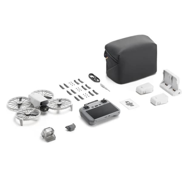 Kameradrönare - DJI - Flip Fly More Combo (DJI RC 2) (GL) - Hopfällbart propellerskydd - 1/1.3 CMOS - 4K/60 fps HDR - 31 min flygning