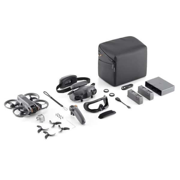 Drönarpaket - DJI - Avata 2 + RC Motion 3 Stabilisator + Googles 3 Headset + 3 Batterier