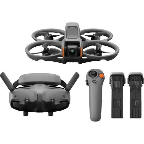 Drönarpaket - DJI - Avata 2 + RC Motion 3 Stabilisator + Googles 3 Headset + 3 Batterier