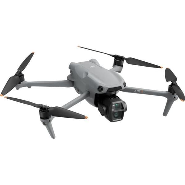 Drönare - DJI - Air 3S Fly More Combo (- DJI - RC-N3) - Dubbel 1 CMOS-kamera och 70 mm telekamera - 14 stegs dynamiskt omfång - RTH Int