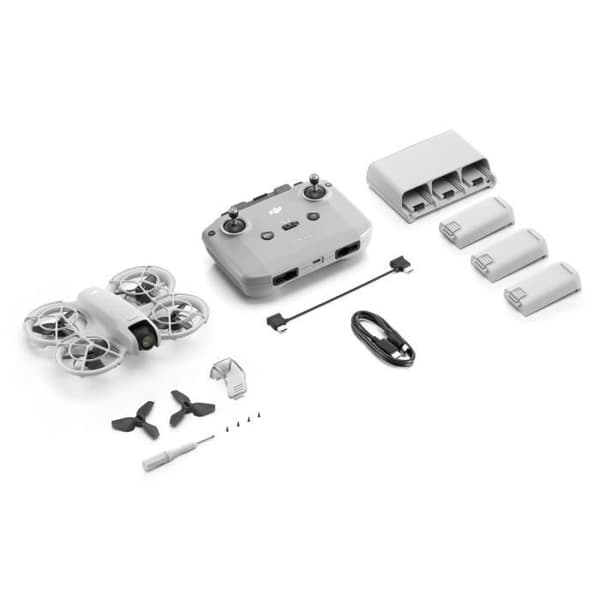 Ultrakompakti drone - DJI - Neo Fly More Combo - 135 g, lisävarusteet sisältyvät, elokuvamainen tallennus
