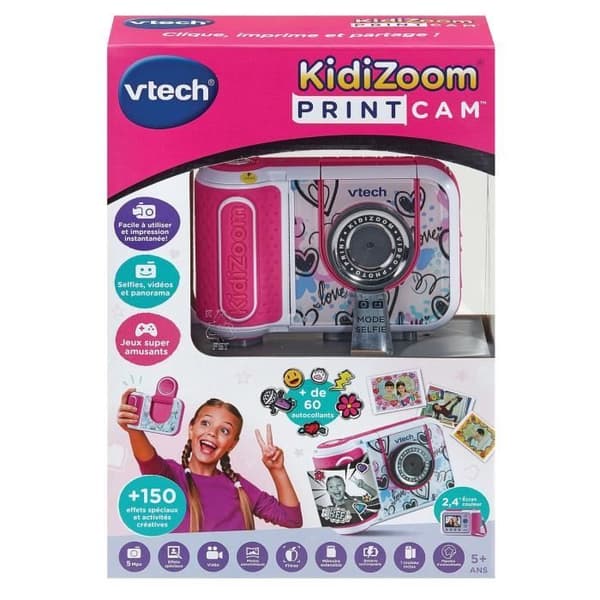 VTECH KIDIZOOM PRINT CAM (VAALEANPUNAISET)