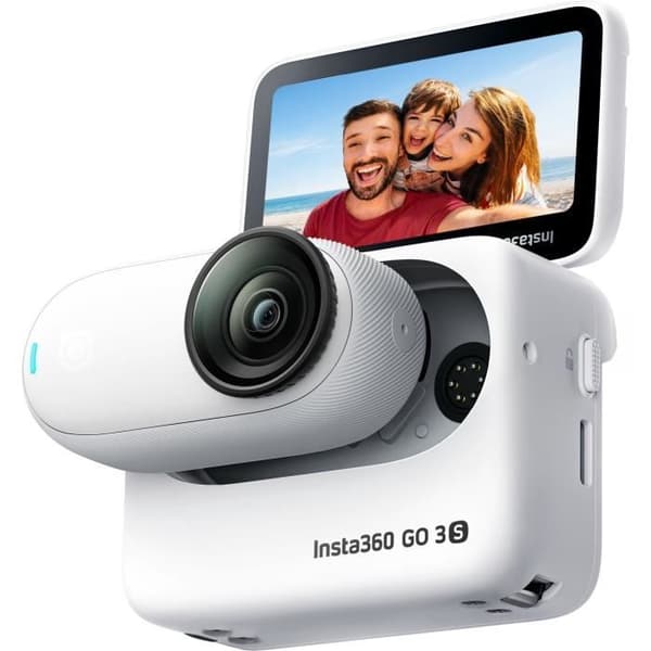 Toimintakamera - INSTA360 - GO 3S - 128 Gt - Vedenpitävä - 4K
