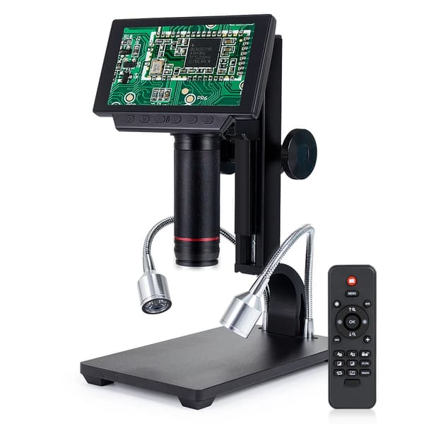 HDMI Digitalt Mikroskop, 560X Förstoring, 5-Tums Skärm,ADSM302, 560X