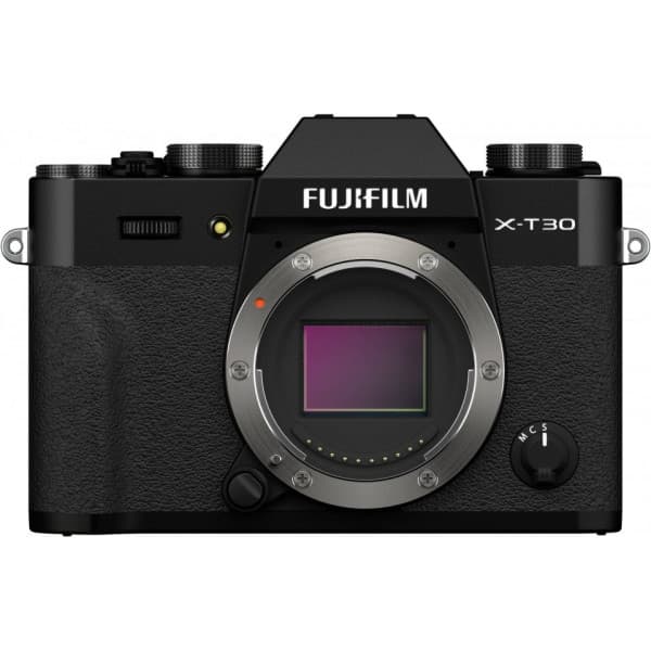 Fujifilm X-T30 II -mikrojärjestelmäkameran runko, musta
