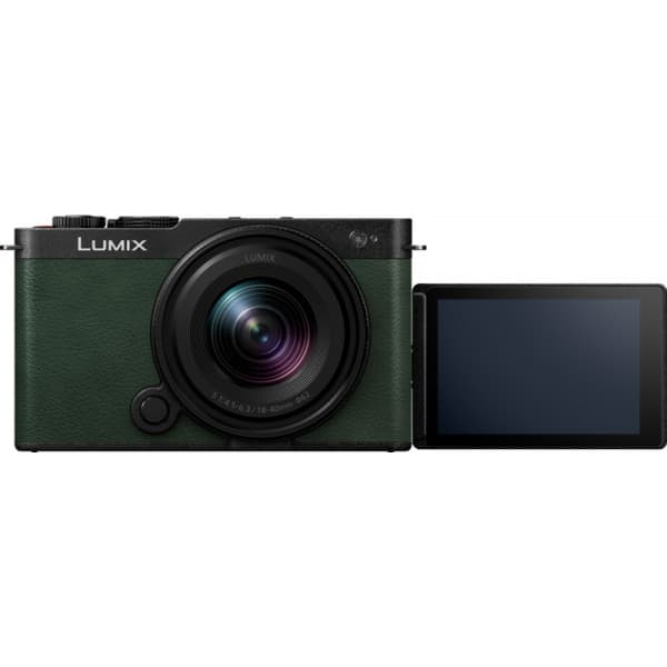 Panasonic LUMIX S9 -systemkamera + 18-40 mm -objektiv, olivgrön