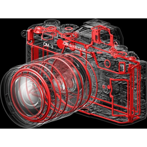 OM System OM-3 systemkamera + M.Zuiko Digital ED 12-45mm F4.0 PRO objektiv