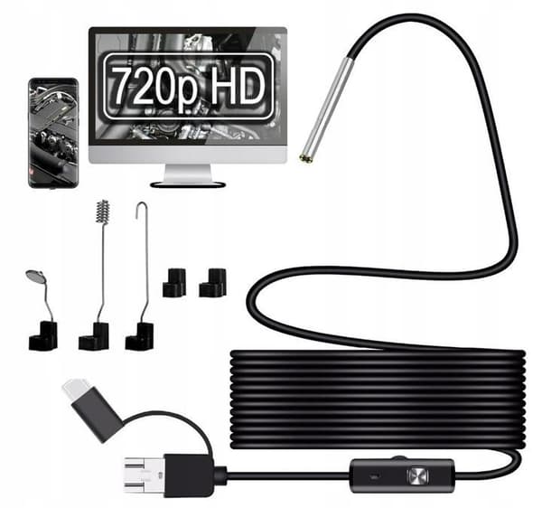 AN97-3.9MM HD Android USB-C inspektionskamera