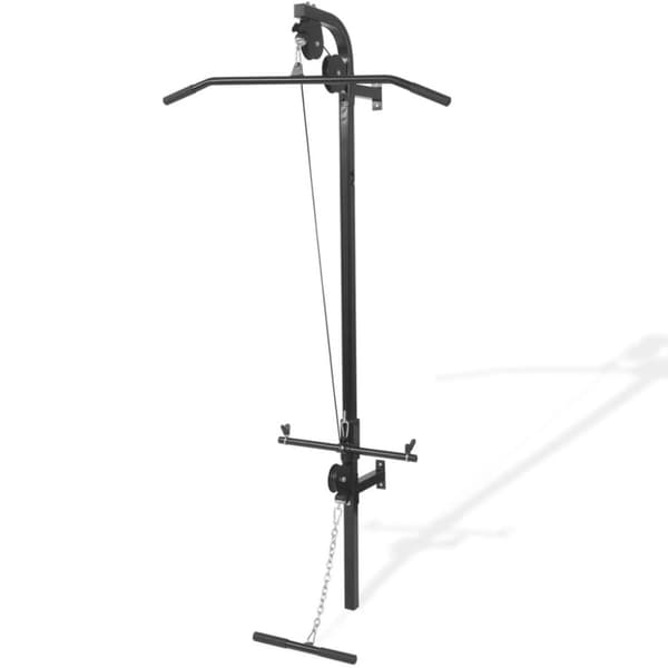 vidaXL vægmonteret home gym med 2 pull up-stænger
