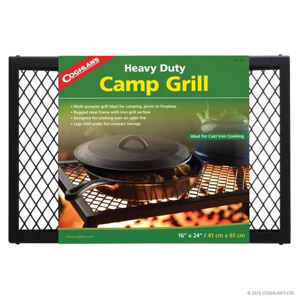 COGHLANS HEAVY DUTY CAMP GRILL CG113, grillgaller med ben
