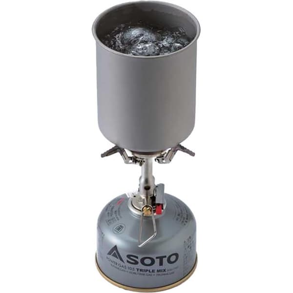 SOTO THERMOSTACK, termosmugg titanium, kokärl titanium