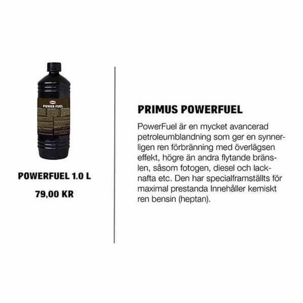 Kemiskt ren bensin – Primus PowerFuel 1 liter