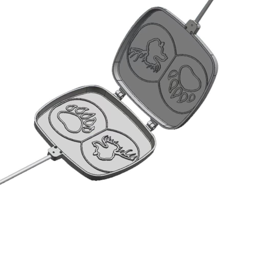 grilljärn dubbelt, OUT360 DUBBELT SMÖRGÅSJÄRN ALUMINIUM