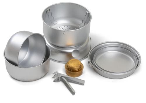 spritkök prepping, gaskök, BRIV STORMKÖK LARGE (OREGON TRAIL CAMPING COOKSET L)