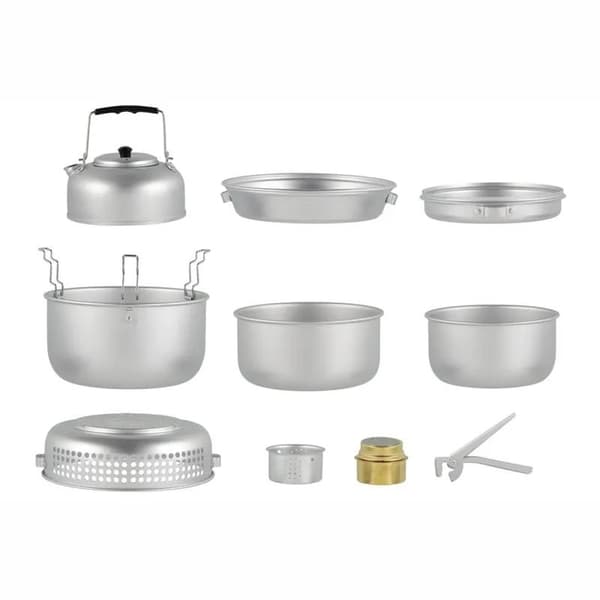 spritkök prepping, gaskök, BRIV STORMKÖK LARGE (OREGON TRAIL CAMPING COOKSET L)