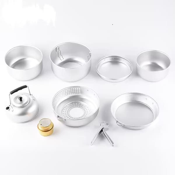 spritkök prepping, gaskök, BRIV STORMKÖK LARGE (OREGON TRAIL CAMPING COOKSET L)